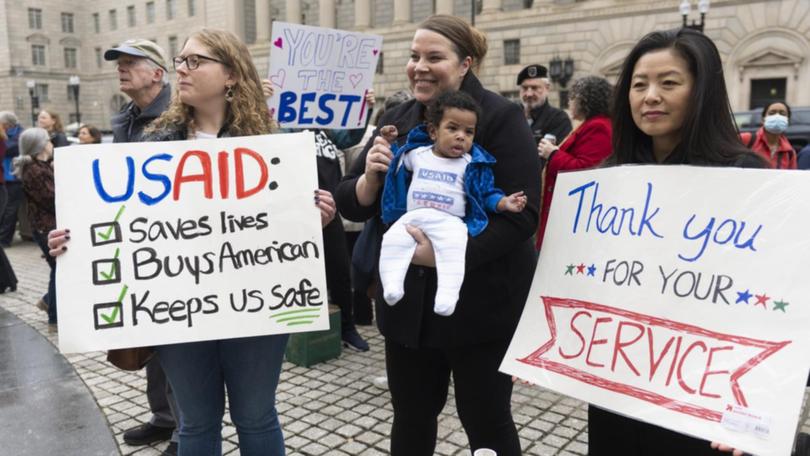 The Trump administration has cancelled foreign aid grants and contracts worth almost $A97 billion. (AP PHOTO)