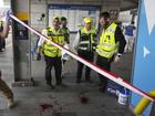 An assailant was killed after he stabbed five people in Haifa, killing a 70-year-old man. (AP PHOTO)