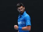 Novak Djokovic at the Australian Open in January.