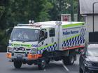 Emergency Services High Clearance Rescue vehicles deployed on the streets of Lismore as residents prepare for Cyclone Alfred. NewsWire / Glenn Campbell