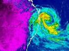 Scores of flights have been suspended as Cyclone Alfred looms.