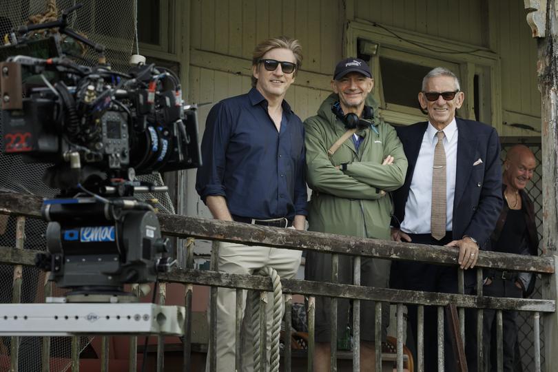 David Wenham with director Jonathan Teplitzky and writer Chris Nyst.