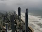 The biggest ever waves have been recorded off the Gold Coast.