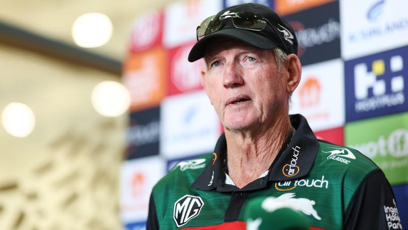 Wayne Bennett spoke to reporters on Thursday.