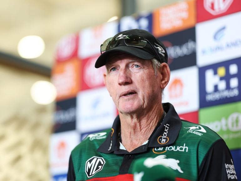 Wayne Bennett spoke to reporters on Thursday.