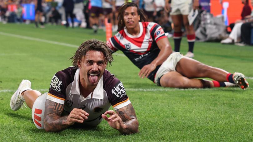 Brisbane have crushed the Sydney Roosters by 36 points in their NRL round one match. 