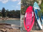 A paddleboarder has been attacked by a shark at Gunyah Beach near Bundeena.