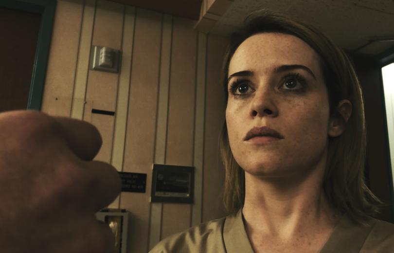 Claire Foy rises above the frenzy in Unsane.