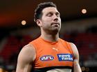 Toby Greene and his GWS teammates crashed out of last year's AFL finals in straight sets. (Dan Himbrechts/AAP PHOTOS)