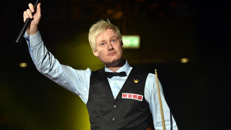 Neil Robertson has scored another comeback win to seal his spot in the World Grand Prix decider. (AP PHOTO)