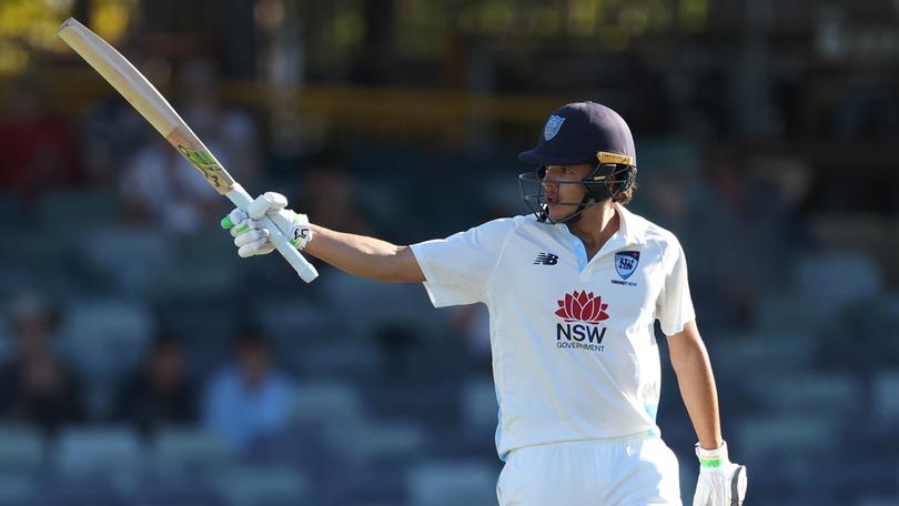 A half-century for Sam Konstas has helped NSW to a Sheffield Shield draw in Perth. 