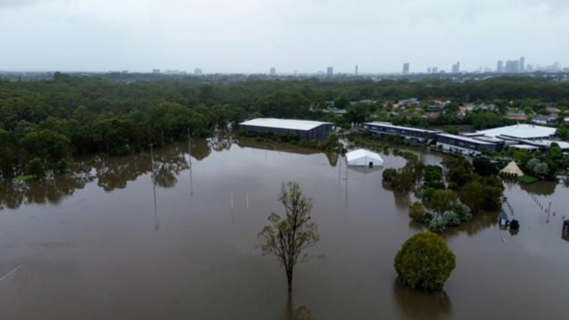 The Gold Coast Titans have had to relocate due to flooding.