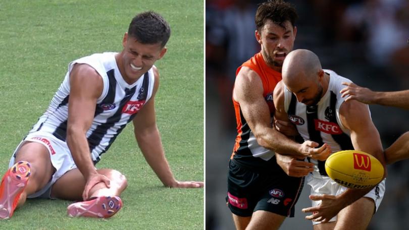 Nick Daicos’s cramping was not the only issue for the Magpies.