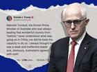 Mr Turnbull has almost a million followers on X — he’s more popular on the internet than he was in parliament — and it is unclear if Trump is among them. 