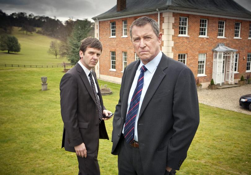 Rustic: Jason Hughes and John Nettles in Midsomer Murders.