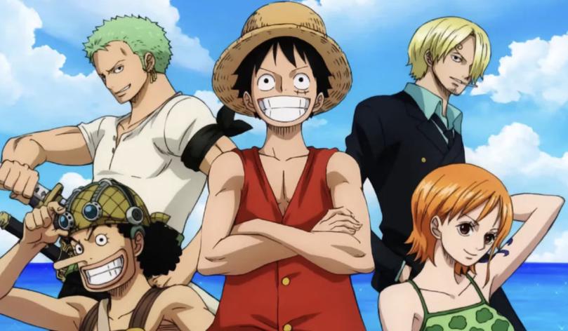 The anime version of One Piece.