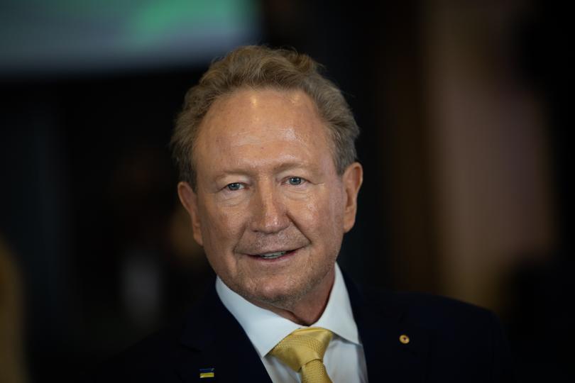 Andrew Forrest’s has thrown his support behind Ukraine.