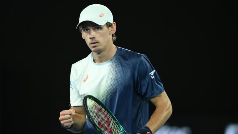 Alex de Minaur has wasted little time in booking his place in round four at Indian Wells.