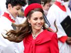 Catherine, Princess of Wales smiles as she departs the celebrations for Commonwealth Day at Westminster Abbey.