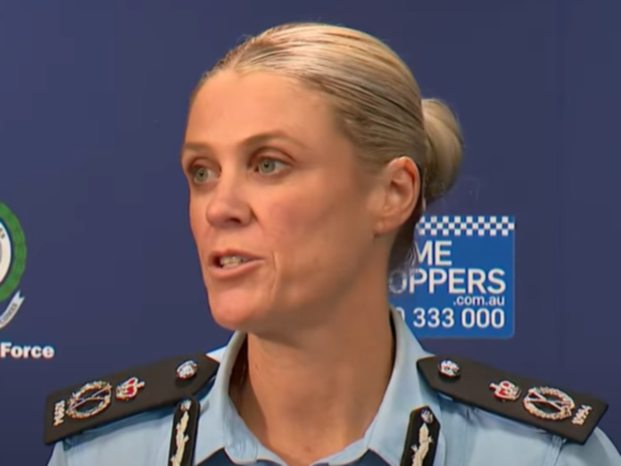 AFP Deputy Commissioner National Security Krissy Barrett on Monday.