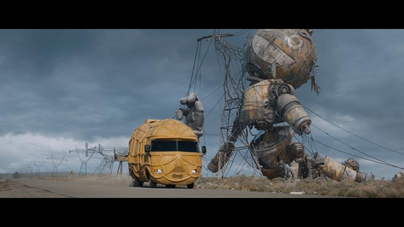 The Electric State is adapted from Simon Stalenhag’s illustrated book.