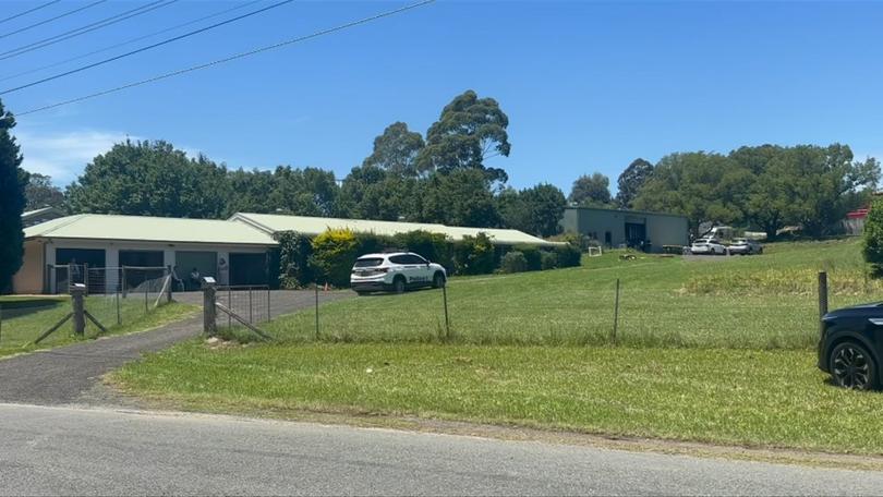 The propert in north-west Sydney where the caravan was found with explosives and a list of Jewish targets.