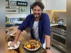 Better Homes and Gardens celebrity chef Colin Fassnidge shares his recipe for peach and pecan pie topper