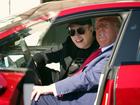 US President Donald Trump and White House Senior Adviser, Tesla and SpaceX CEO Elon Musk sit in a Model S on the South Lawn of the White House.