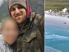 Steven Payne, 37, vanished while surfing at Wharton Beach, near Esperance in Western Australia’s south, on Monday.