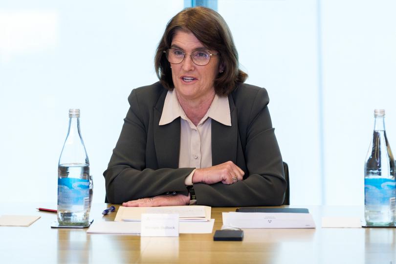 Michele Bullock at February’s Reserve Bank of Australia Board meeting. 