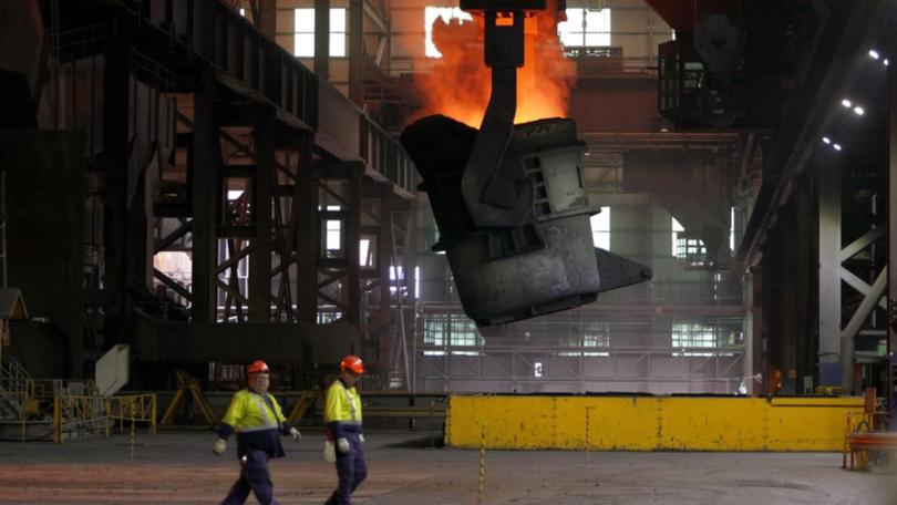 A union official says keeping Australian steel in Australia is a way to beat Trump's tariffs. (Daniel Munoz/AAP PHOTOS)