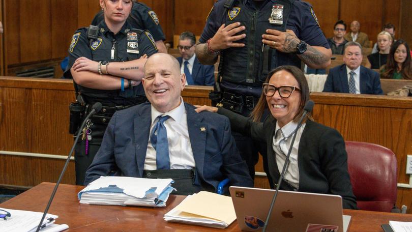 Harvey Weinstein appears for a pre-trial hearing with his attorney Jennifer Bonjean at Manhattan Criminal Court.