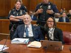 Harvey Weinstein appears for a pre-trial hearing with his attorney Jennifer Bonjean at Manhattan Criminal Court.