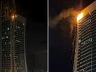 A fire has broken out at the Hilton hotel on the Gold Coast.