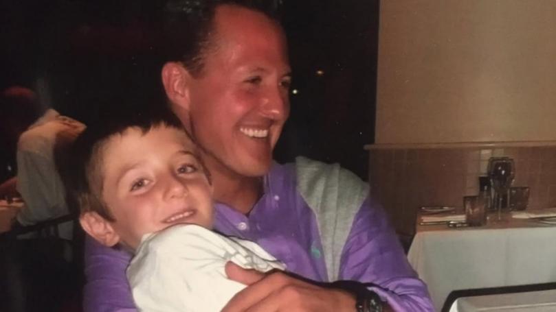 Jack Doohan as a boy pictured with Michael Schumacher Unknown