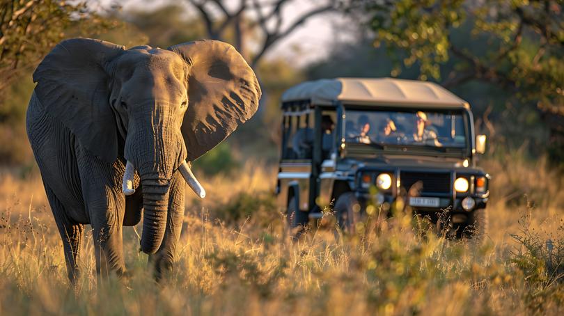 The world-renowned Kruger National Park is South Africa