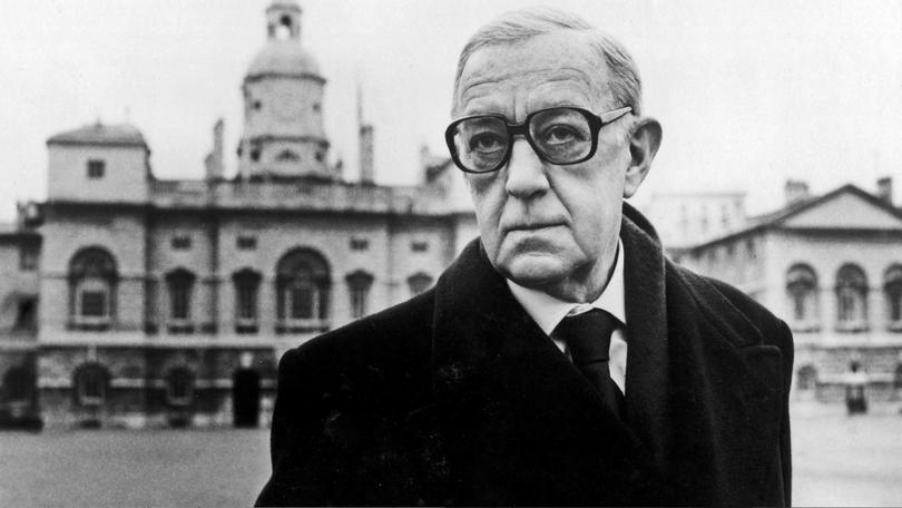 Alec Guinness in Smiley's People.