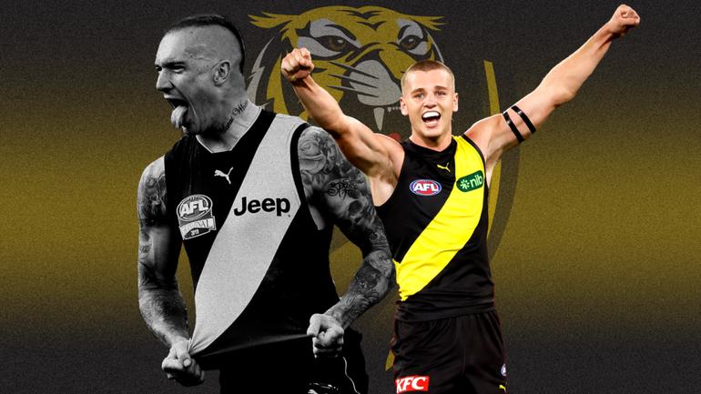 Dustin Martin and Sam Lalor.