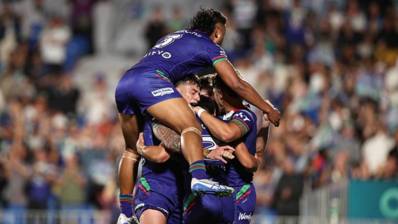 The Warriors have sprung an upset, scoring a 36-16 win over Manly in Auckland. 