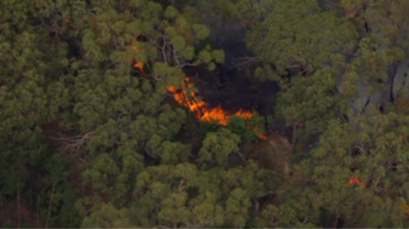 A fire is burning out-of-control in Montrose.