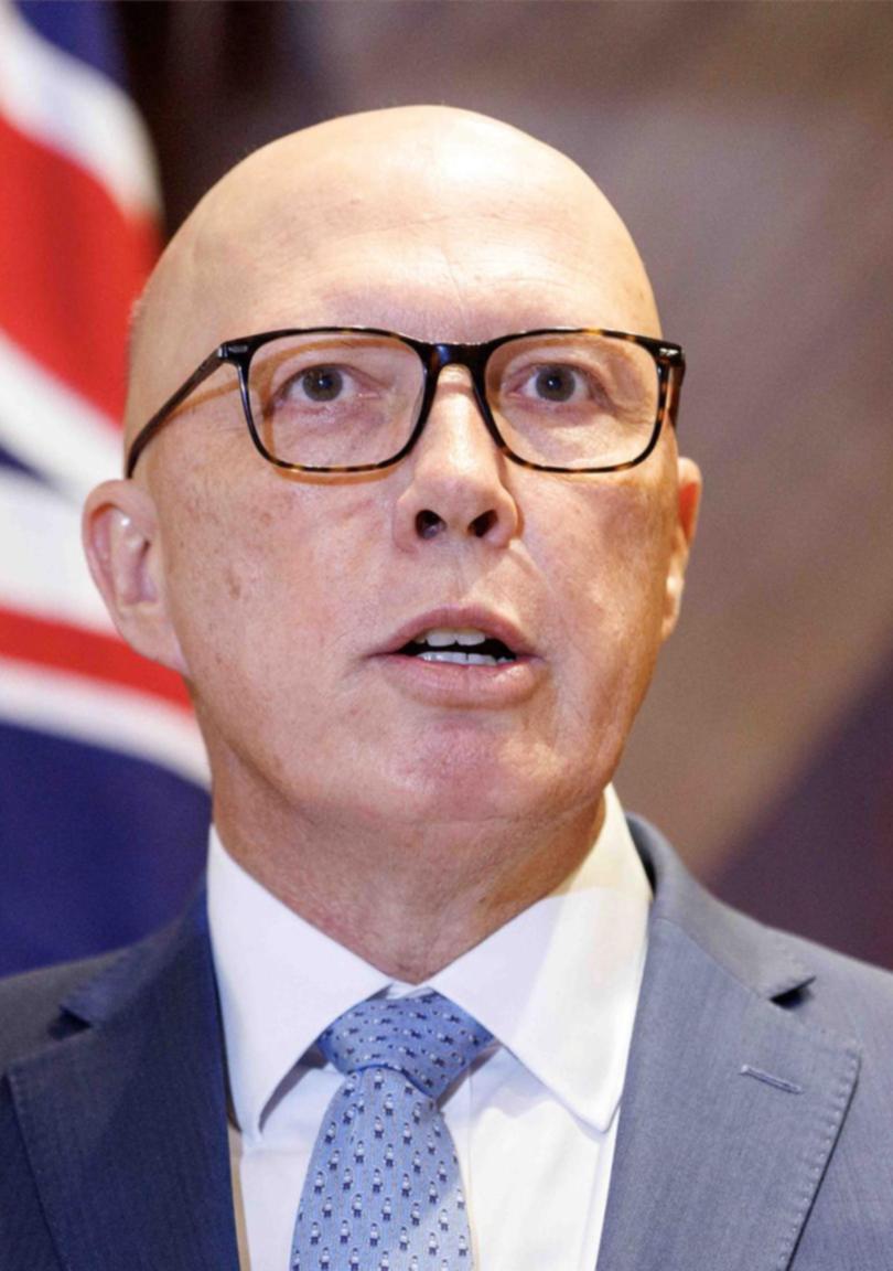 Opposition Leader Peter Dutton