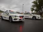 ACT police arrested the motorbike rider for doing burnouts in the carpark of a police station.