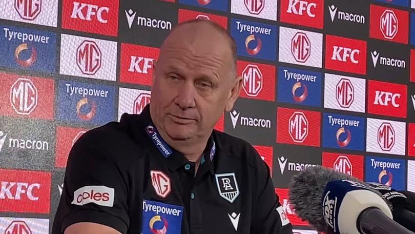 Port coach Ken Hinkley says he’s staying the course amid criticism of his succession plan.  