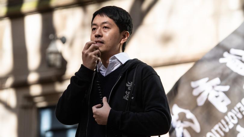 Former Hong Kong politician Ted Hui took refuge in Australia after Beijing crushed the city’s 2019 pro-democracy protests.