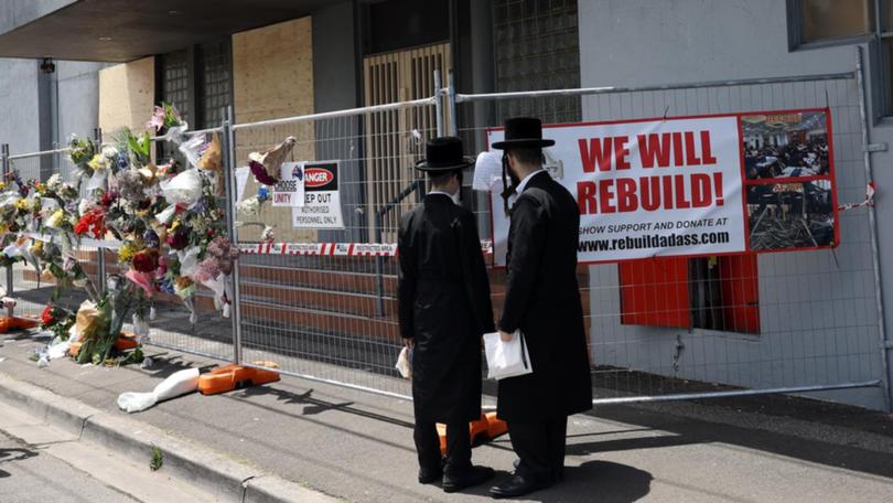 The government and coalition have pledged millions to rebuild the firebombed Adass Israel Synagogue. 