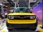 Vietnamese EV maker VinFast Auto's VF3 electric vehicle on display during the Bharat Mobility Global Expo in New Delhi in January.  Bloomberg