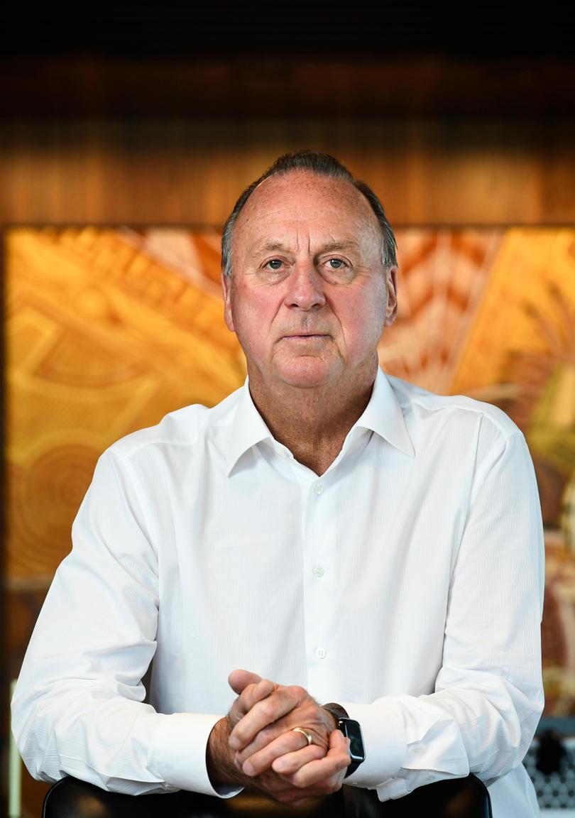 Mineral Resources managing director Chris Ellison pictured at their offices in Osborne Park. 