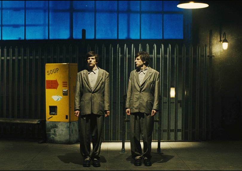 Jesse Eisenberg in The Double.