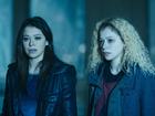 Tatiana Maslany as Sarah and Helena in Orphan Black.