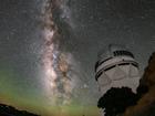 The Nicholas U. Mayall Telescope, where the Dark Energy Spectroscopic Instrument operates, at Kitt Peak National Observatory near Tucson. 